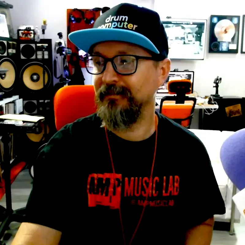 Travis Dempsey in AMP Music Lab West palm Beach