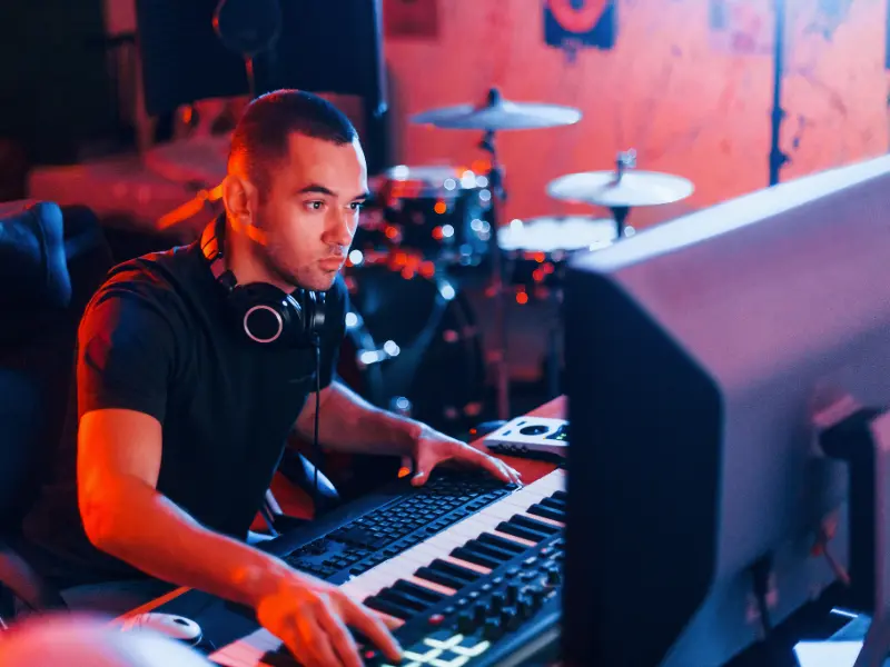 Real studio photo for AMP Music Lab