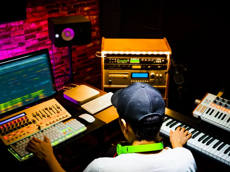 Real studio photo for AMP Music Lab