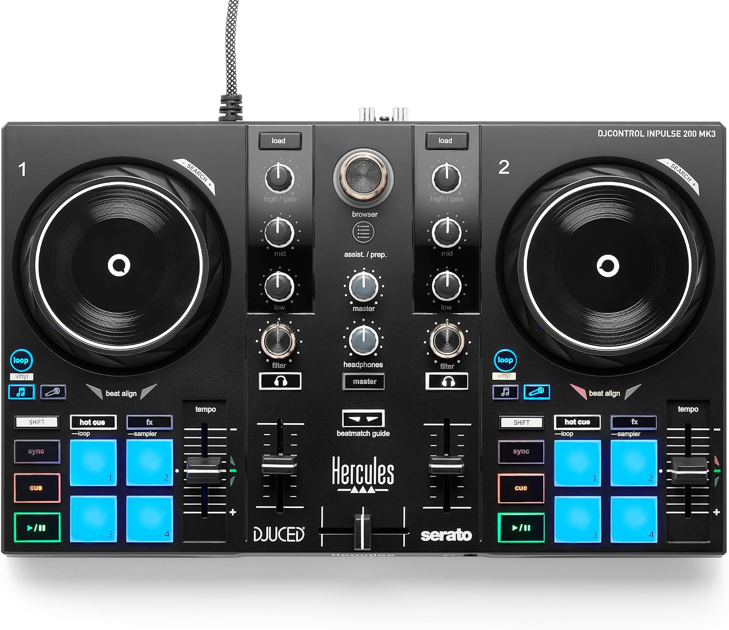 Hercules DJControl Inpulse 200 MK3 DJ controller